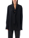GIVENCHY GIVENCHY LONG REMOVABLE LAVALLIERE BLOUSE