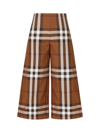 BURBERRY BURBERRY KIDS ELASTICATED WAISTBAND VINTAGE CHECKED TROUSERS