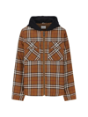 BURBERRY BURBERRY KIDS CHECKED HOODED COAT