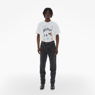 Helmut Lang 98 Classic Straight Fit Jeans In Washed Charcoal