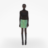 Helmut Lang Relaxed Fit Sequin Mini Skirt In Mirror