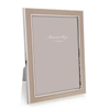 Addison Ross Ltd Cappuccino Enamel & Silver Frame In Silver