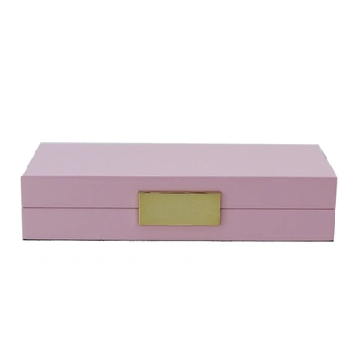 Addison Ross Ltd Pink Lacquer Box With Gold