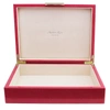 Addison Ross Ltd Large Pink Shagreen Lacquer Box With Gold In Pink