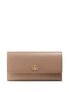 GUCCI LEATHER CONTINENTAL WALLET,456116CAO0G12161234