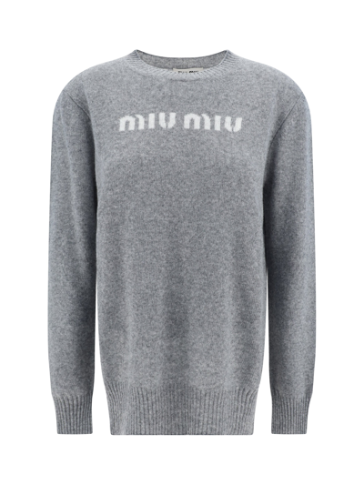 Miu Miu Shirts In Grey