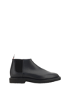 THOM BROWNE ANKLE BOOTS THOM BROWNE SHOES BLACK