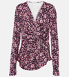 Isabel Marant Étoile Isabel Marant Etoile Lyss Long Sleeve Jersey Top In Multicoloured
