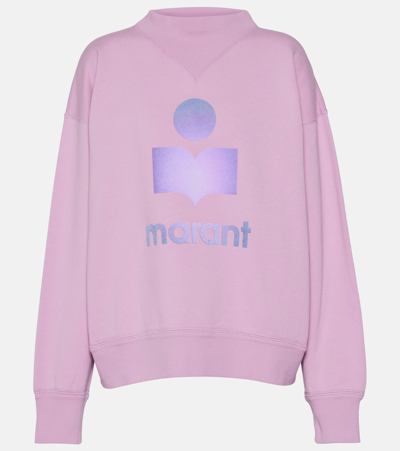 Marant Etoile Logo-print Sweatshirt In Pink