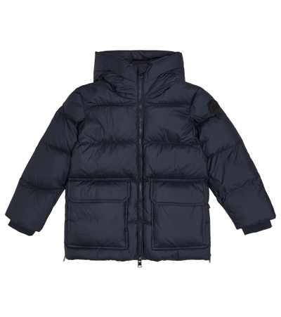 Woolrich Kids' Sierra Puffer Jacket In Blue