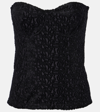 ISABEL MARANT DOLINA STRAPLESS TOP