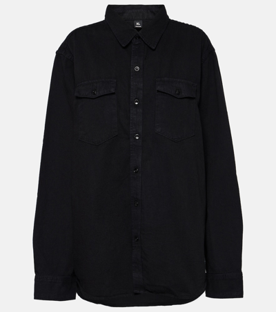 Wardrobe.nyc Denim Shirt In Black