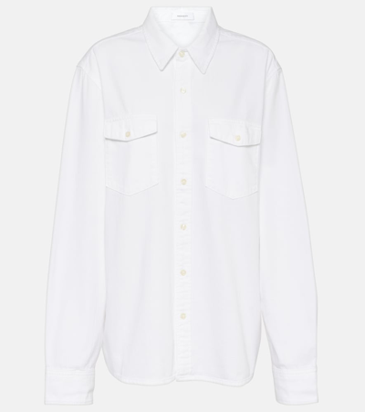 Wardrobe.nyc Denim Shirt In White