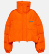 Marant Etoile Telia Nylon Puffer Jacket In Orange