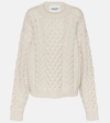 Isabel Marant Étoile Jake Cable-knit Jumper In White