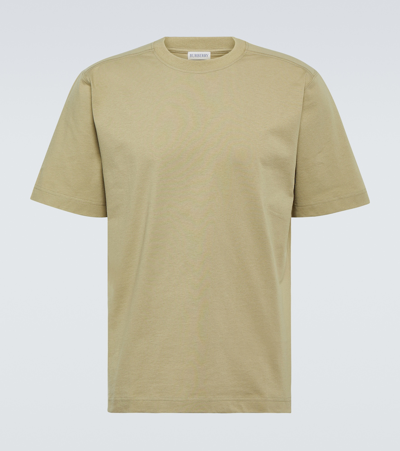 Burberry Cotton Jersey T-shirt In Cream