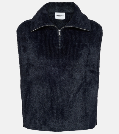 Marant Etoile Milie High-neck Sweater Vest In Black