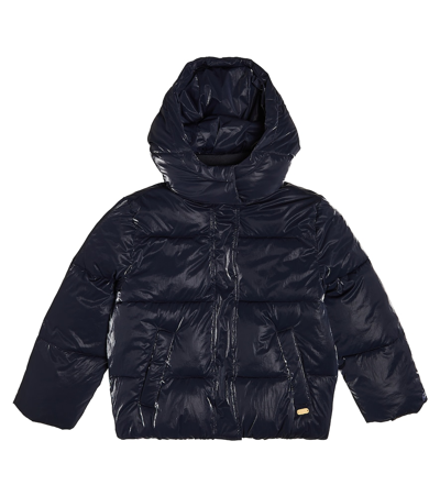 Scotch & Soda Kids' Puffer Jacket In Blue