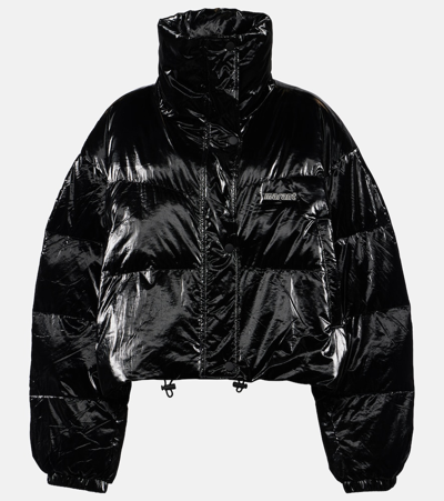 Marant Etoile Telia Puffer Nylon Jacket In Black