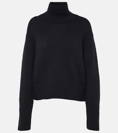 Lisa Yang Fleur Cashmere Turtleneck Sweater In Black