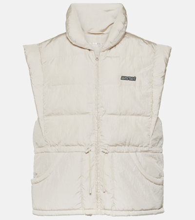 Isabel Marant Étoile Toby Puffer Vest In Neutrals