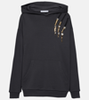 AREA CLAW EMBELLISHED CUTOUT HOODIE