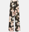 DRIES VAN NOTEN PILA FLORAL HIGH-RISE WIDE-LEG PANTS