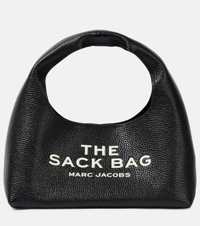 Marc Jacobs The Sack Mini Leather Tote Bag In Black