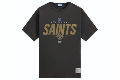 Pre-owned Kith X Nfl Saints Vintage Tee Black