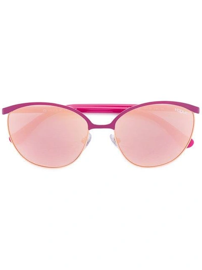 Vogue Eyewear Half Frame Sunglasses - Pink