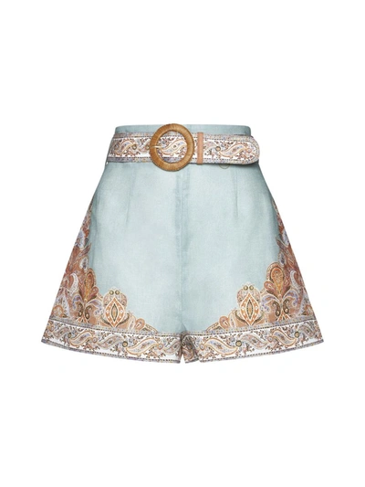 Zimmermann Short  Woman Color Gnawed Blue