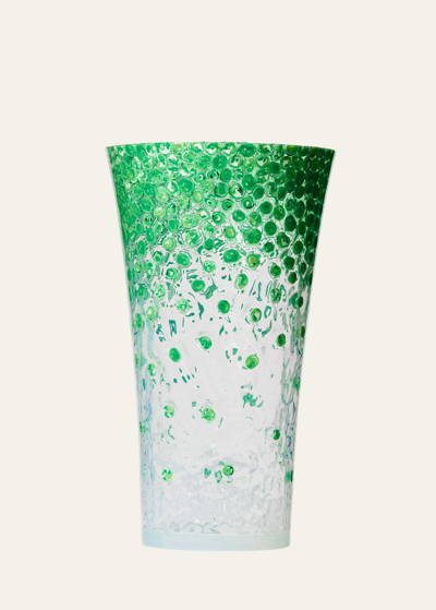 Alessandro Ciffo Murano Vase, 12" In Green