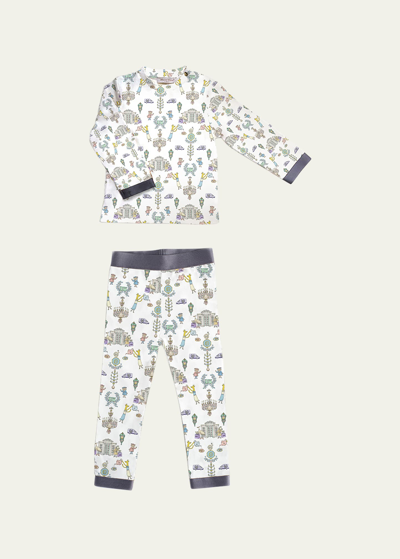Atelier Choux Kid's Custom Two-piece Pajama Set In Multi