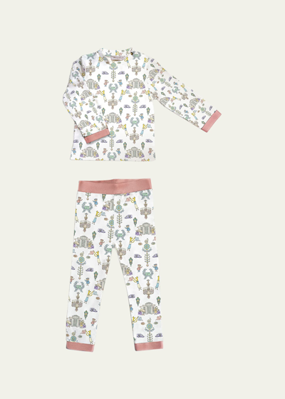 Atelier Choux Kid's Custom 2-piece Pajama Set In Multi