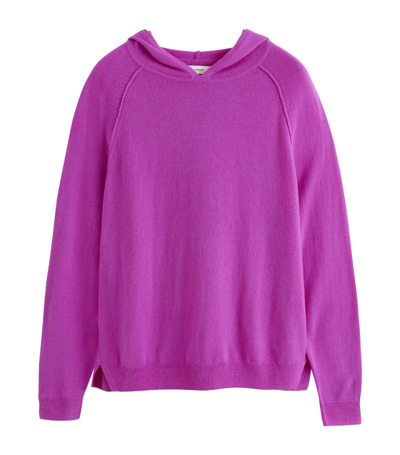 Chinti & Parker Knitted Hoodie In Purple