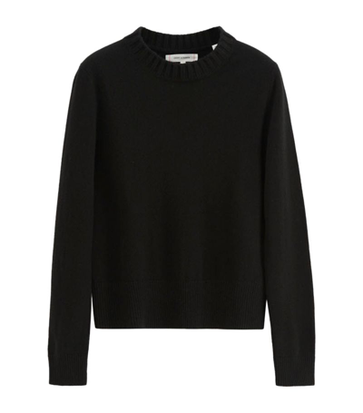 Chinti & Parker Cropped Sweater In Black