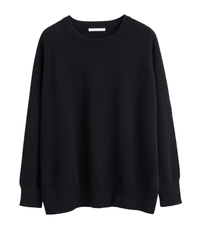 Chinti & Parker Cashmere Oversized Jumper In Black