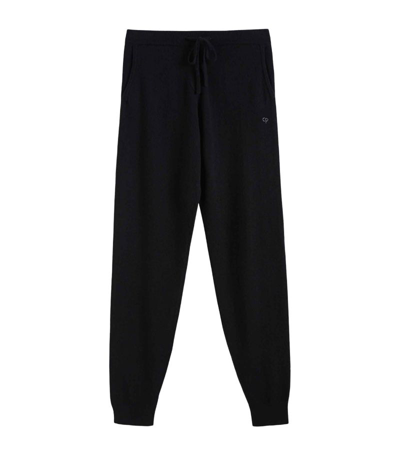 Chinti & Parker Cashmere Slim-leg Sweatpants In Black
