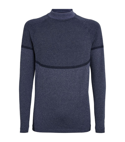 Under Armour Coldgear Baselayer Top In Navy