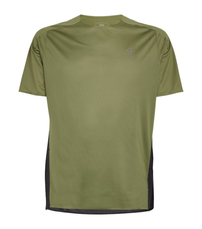 On Running Performance T-shirt In Green