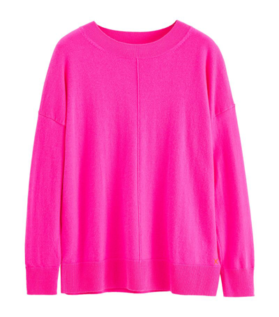 Chinti & Parker Wool-cashmere Slouchy Sweater In Hotpink