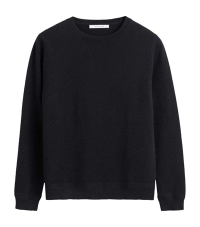 Chinti & Parker Camel Cashmere Boxy Sweater In Black