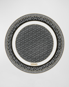 Versace La Greca Signature Service Plate In Black