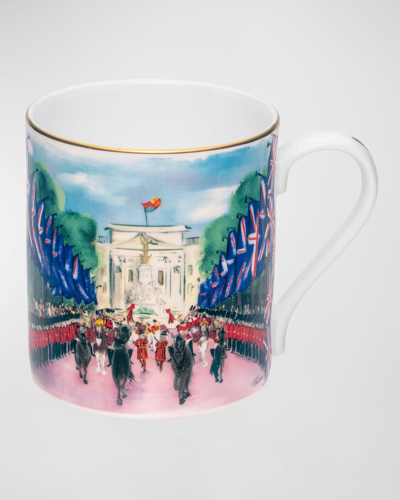 Halcyon Days Trooping The Colour Mug Pair In Multi