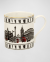 HALCYON DAYS LONDON ICONS & WINDSOR CASTLE MUG PAIR