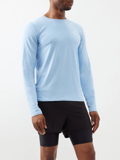 District Vision Lightweight Base Layer Top In Blue