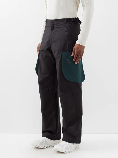 District Vision Contrast Pocket Cargo Pants In Black