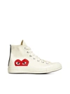Cdg Play Sneakers In White