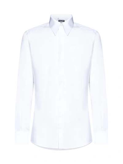 Dolce & Gabbana Shirt In Bianco Otticco