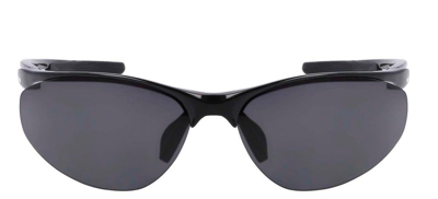 Nike Rectangular Frame Sunglasses In Black
